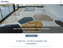 Tablet Screenshot of farebo.ch